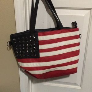 Vintage American Flag Handbag